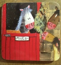 "Hay time" Alex Clark Coaster 