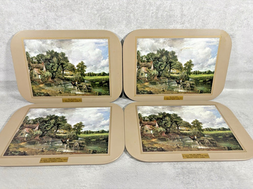 Vintage artwork place mats - vintage, x4